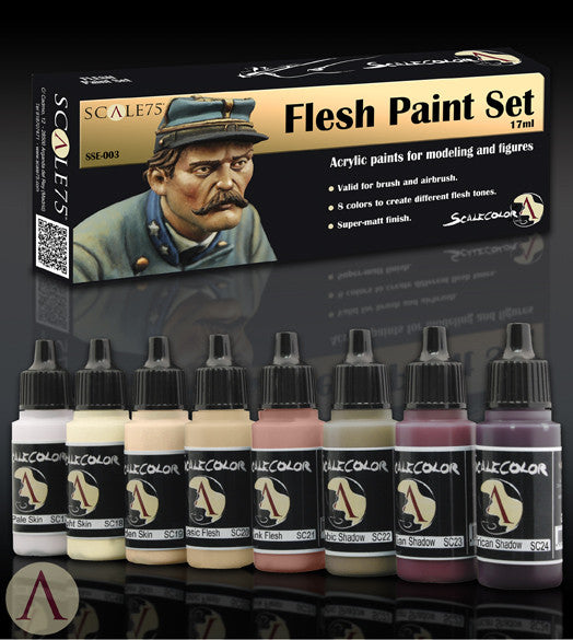 Scale75: Flesh Paint Set