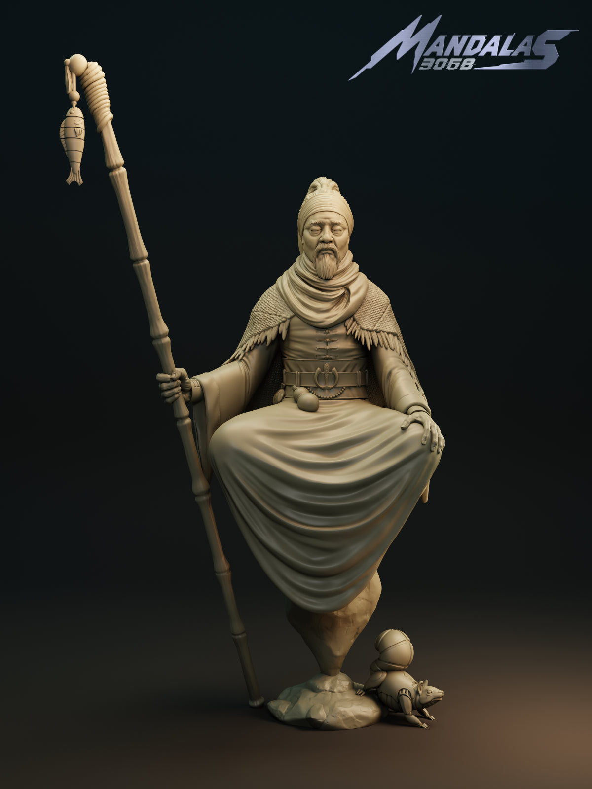 MANDALAS 3068 - Jiang Ziya, the Grandmaster of Zen
