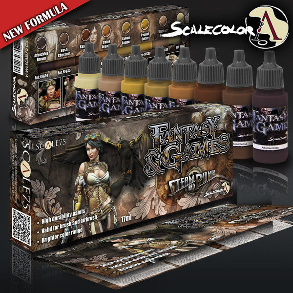 Scale75: Steam And Punk Paint Set