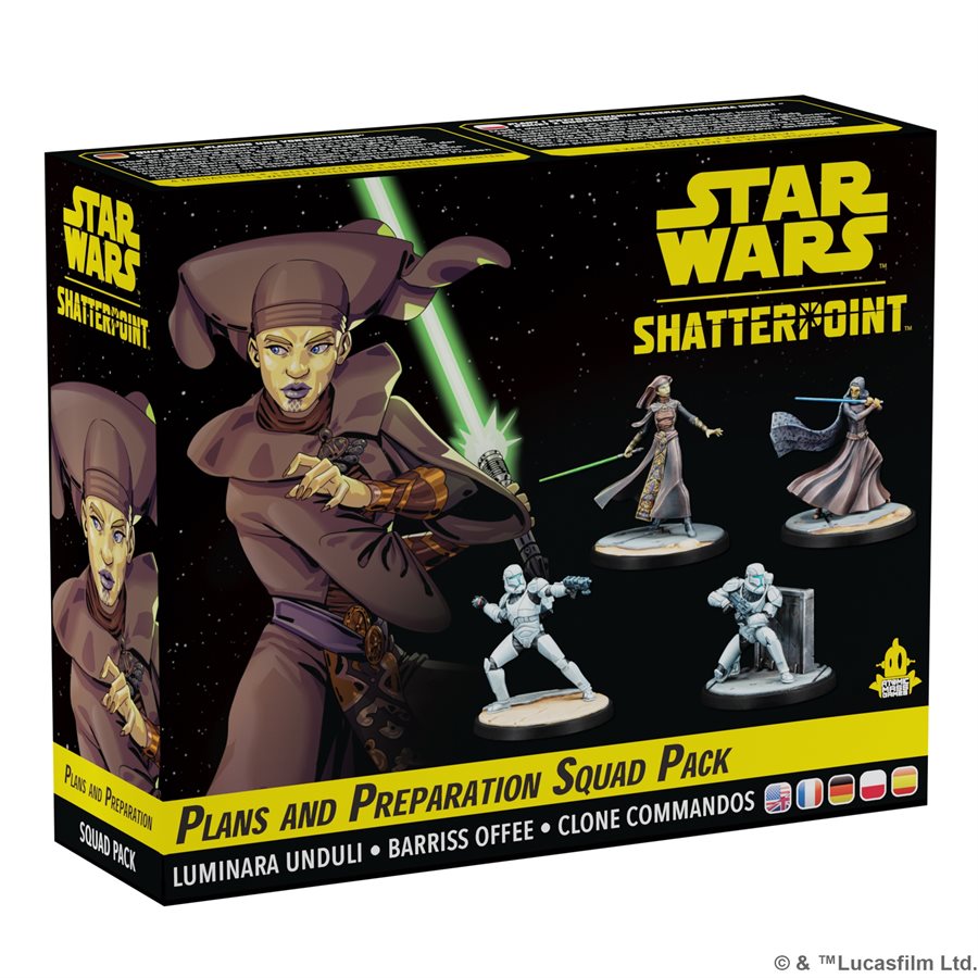 Star Wars Shatterpoint: Plans and Preparation: General Luminara Unduli Squad Pack