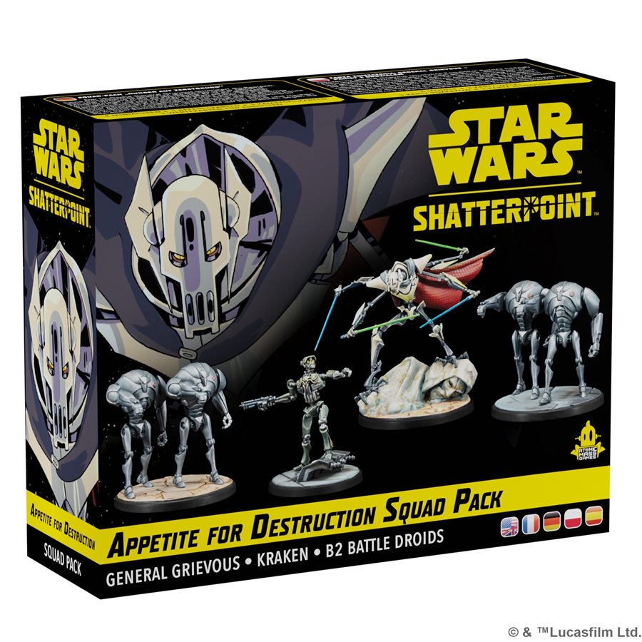 Star Wars Shatterpoint: Appetite for Destruction: General Grievous Squad Pack