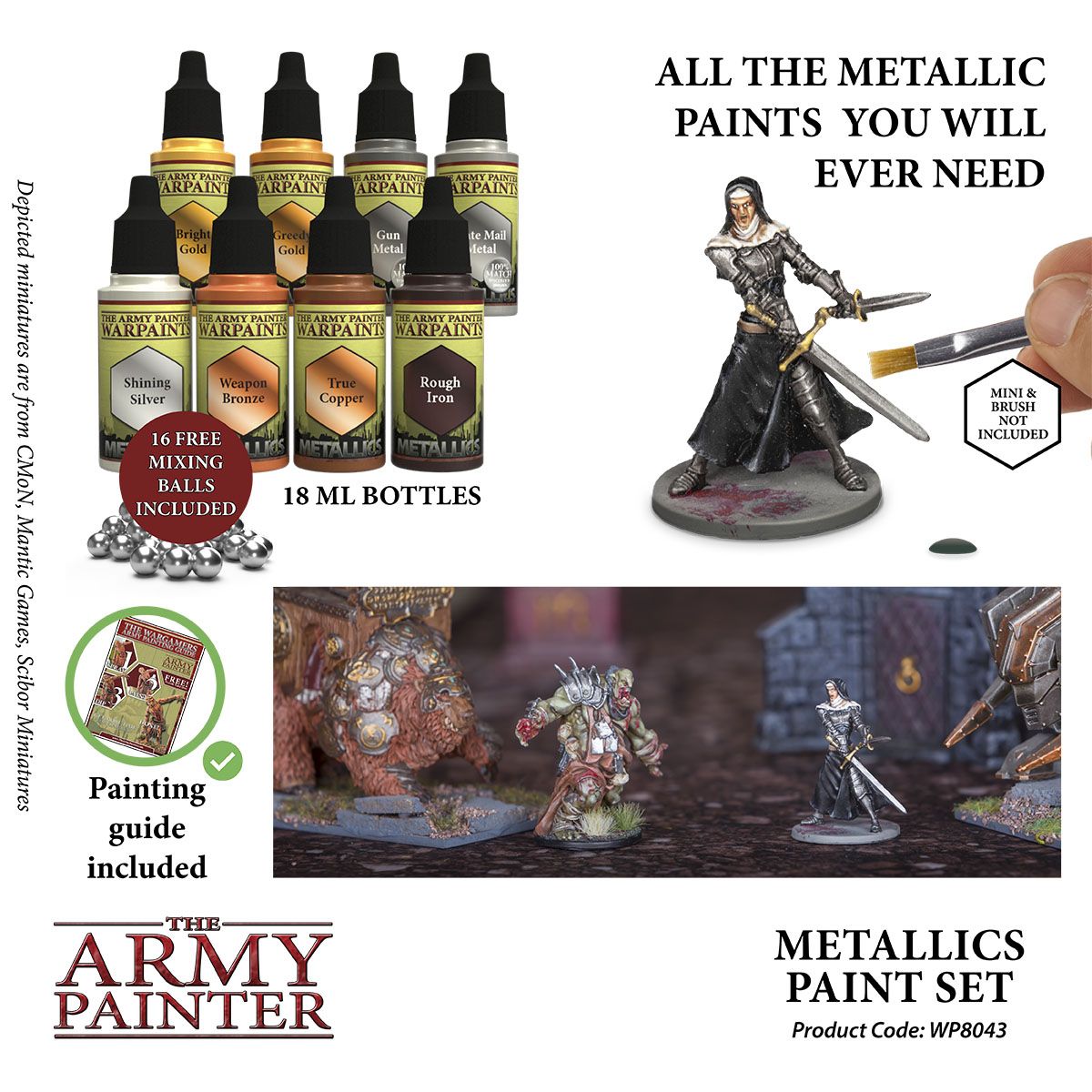 Army Painter: Metallic Paint Set