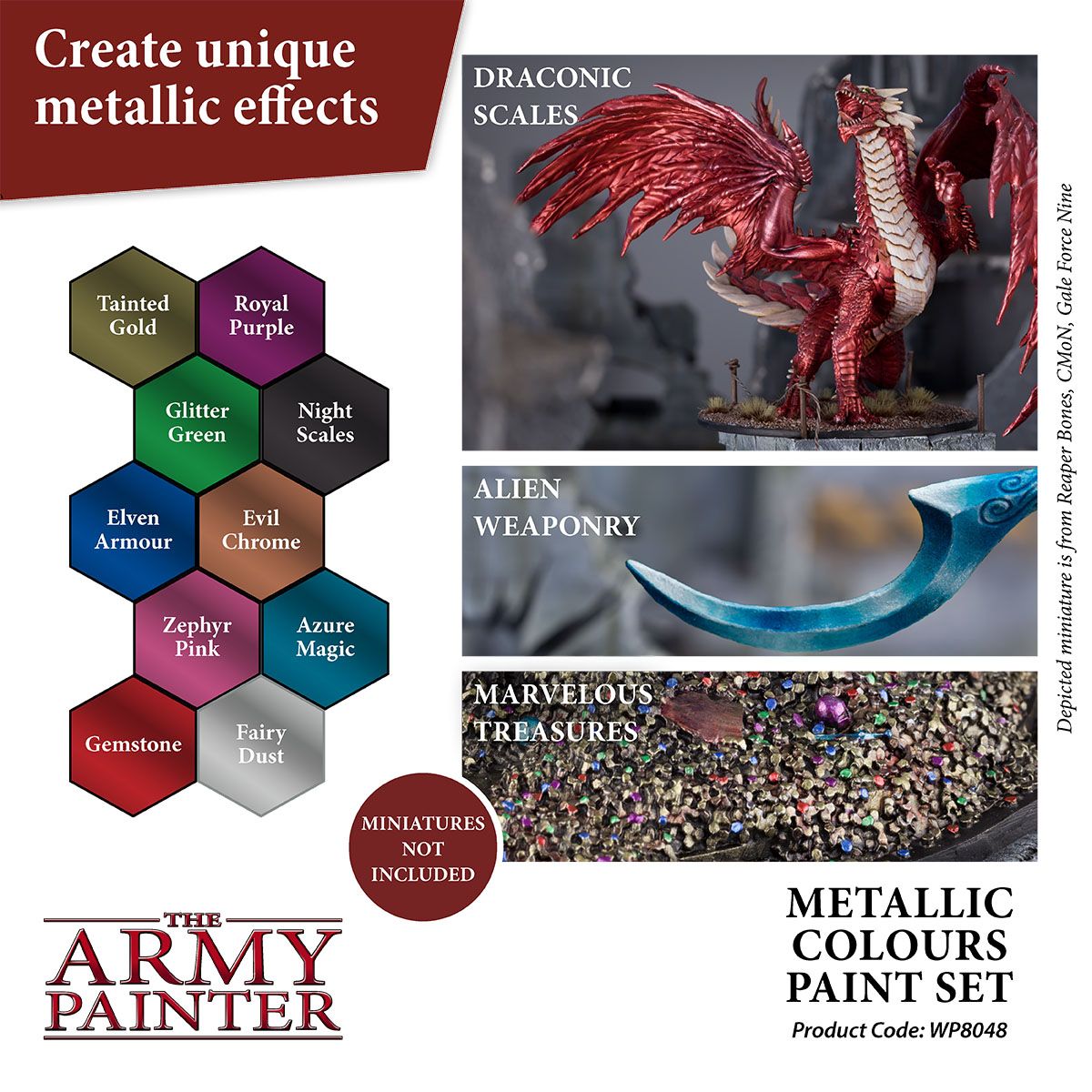 Army Painter: Metallic Colours Paint Set