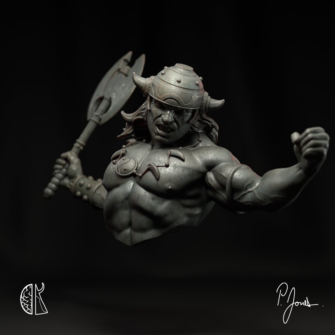 Patrick J. Jones: Army of the Damned Barbarian Bust