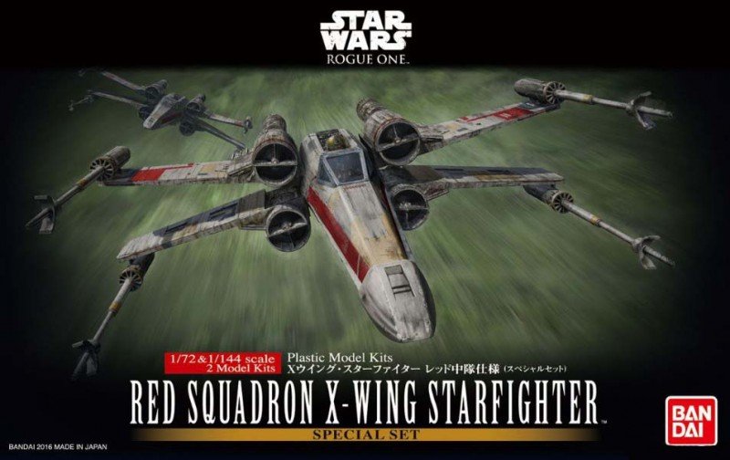 Star Wars: 1/72 &1/144 Red Squadron X-Wing Starfighter Special Set