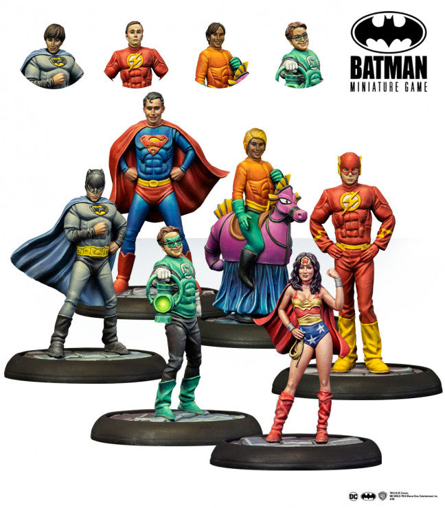 Batman Miniature Game: The Big Bang Theory: Justice League