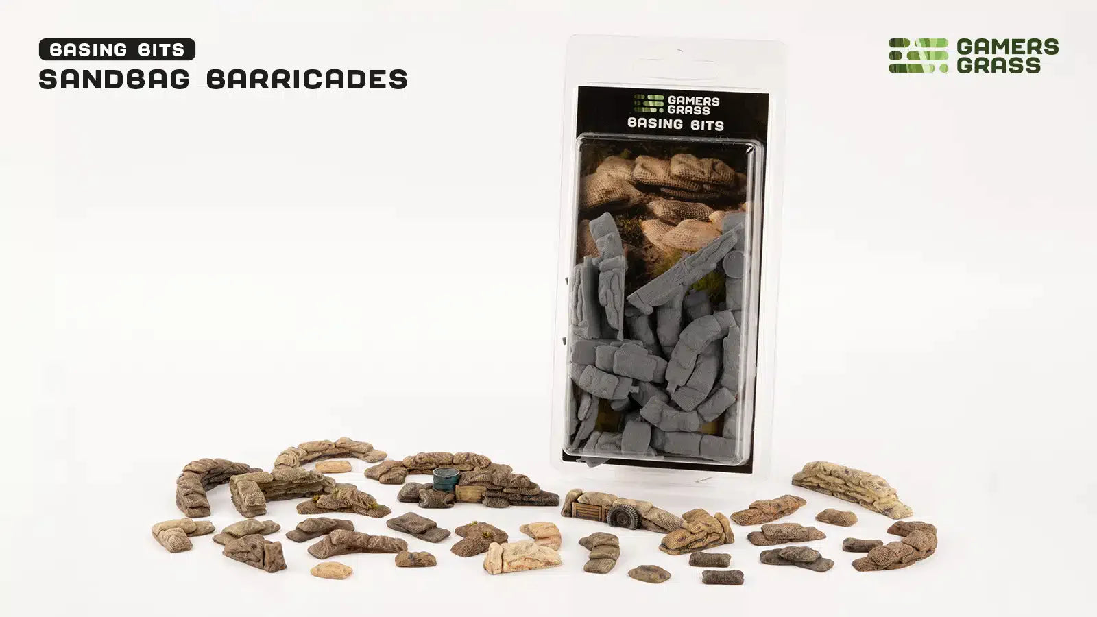 Gamers Grass: Sandbag Barricades Basing Bits