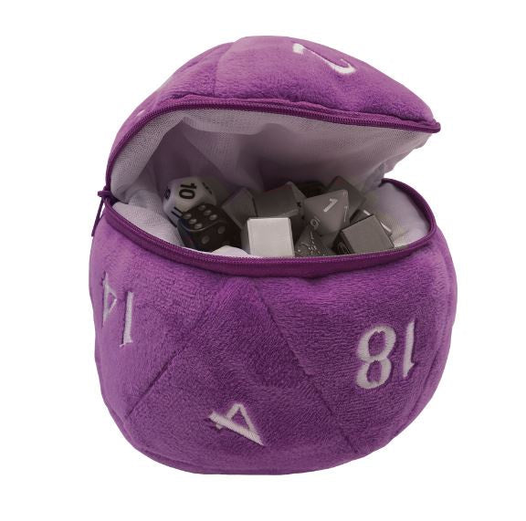 Ultra Pro - Dice Bag - D20 Plush Purple