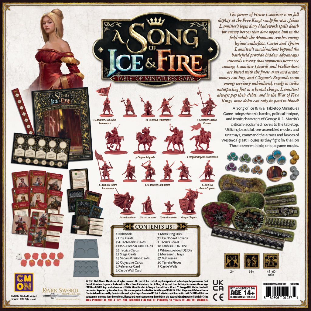 A Song of Ice and Fire - House Lannister: Starter Set