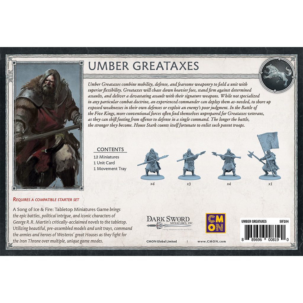 A Song of Ice and Fire - House Stark: Umber Greataxes