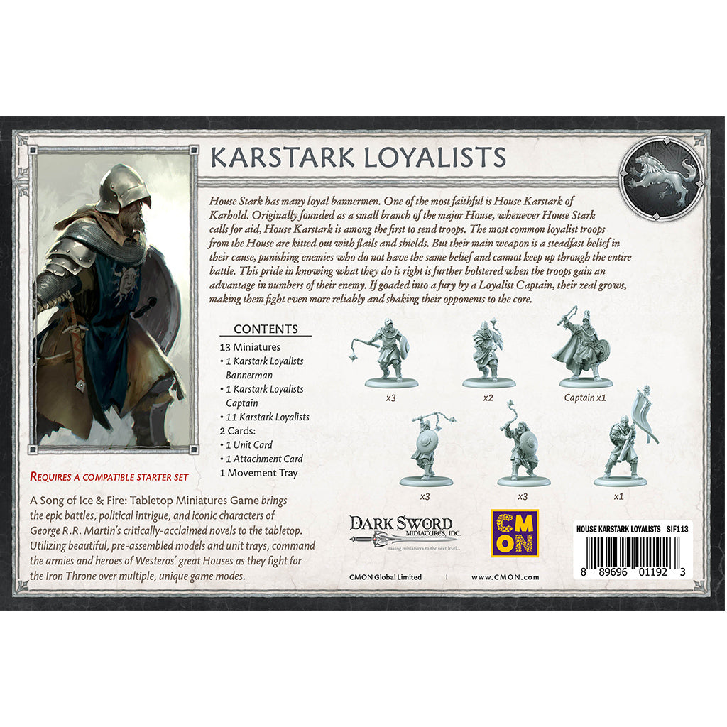 A Song of Ice and Fire - House Stark: Karstark Loyalists