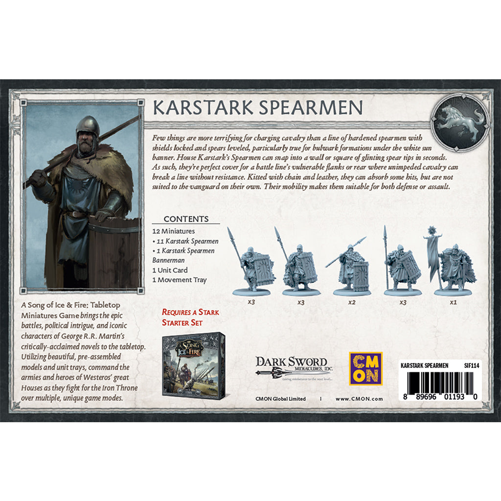A Song of Ice and Fire - House Stark: Karstark Spearmen