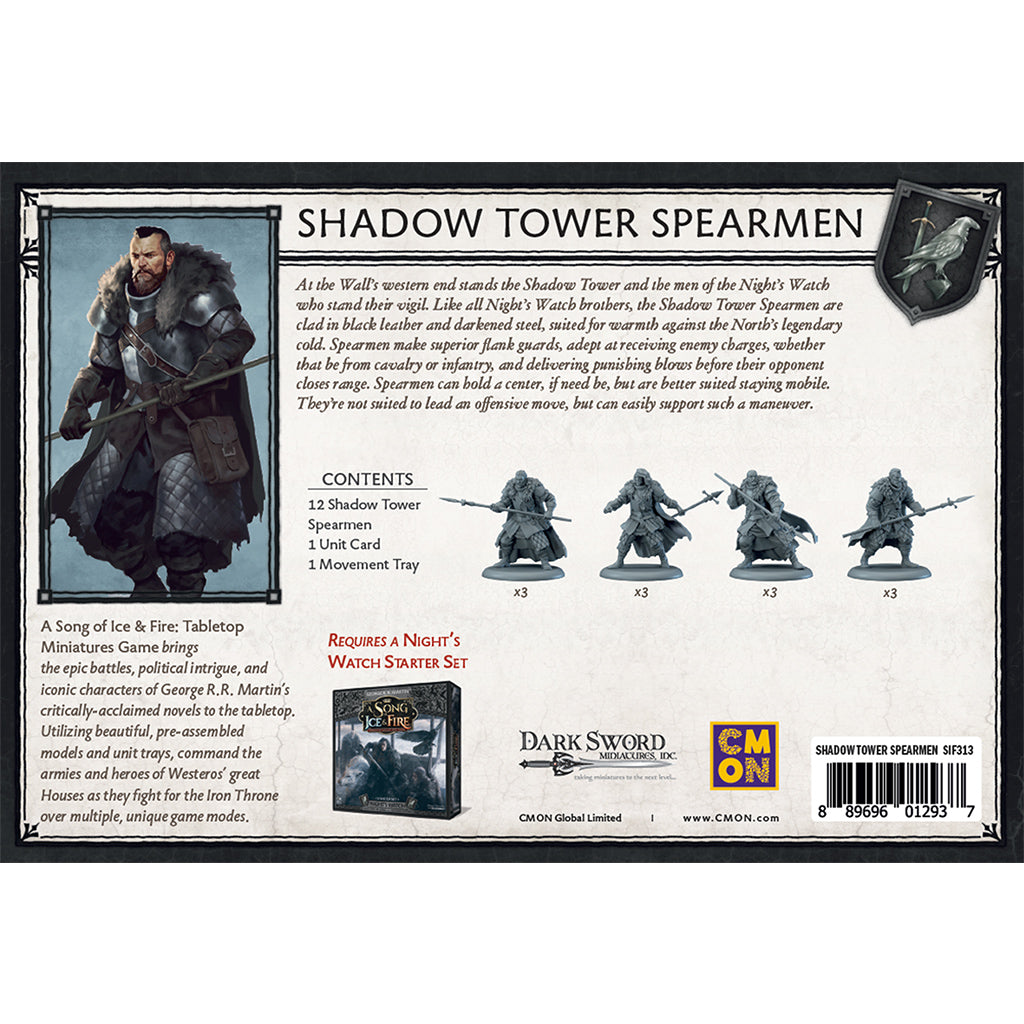 A Song of Ice and Fire - Night's Watch: Shadow Tower Spearmen