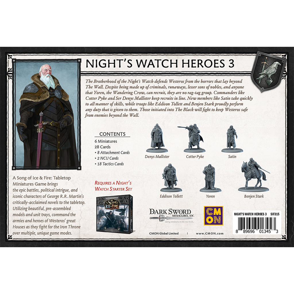 A Song of Ice and Fire - Night's Watch: Heroes 3