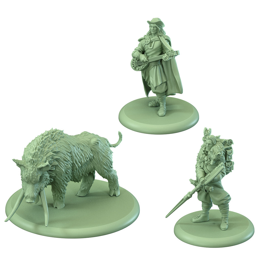 A Song of Ice and Fire - Tabletop Miniatures Game - Free Folk - Heroes 3