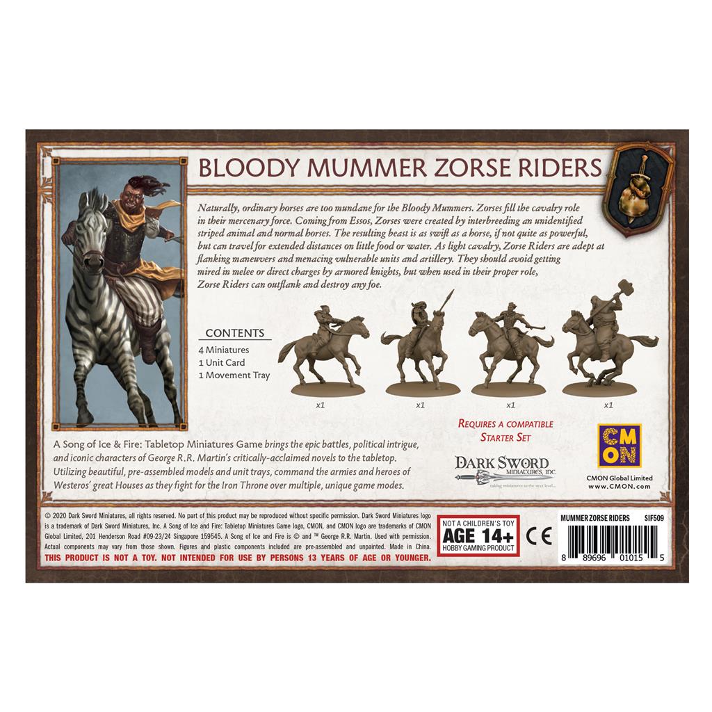 A Song of Ice and Fire - Neutral Forces: Bloody Mummers Zorse Riders