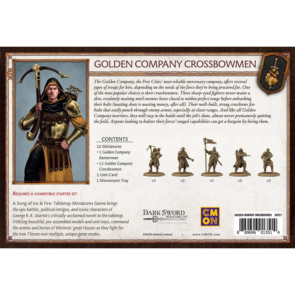 A Song of Ice and Fire - Neutral Forces: Golden Company Crossbowmen