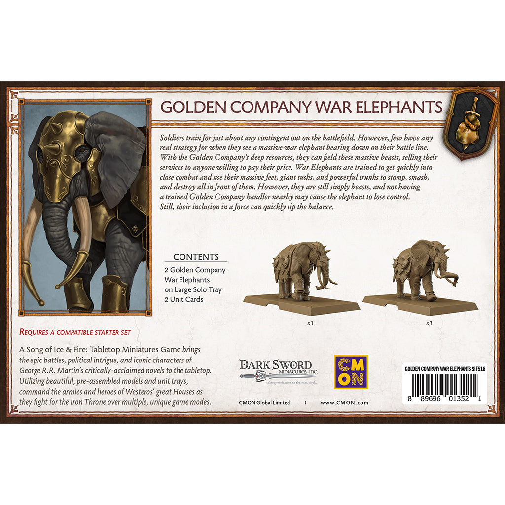 A Song of Ice and Fire - Neutral Forces: Golden Company Elephants