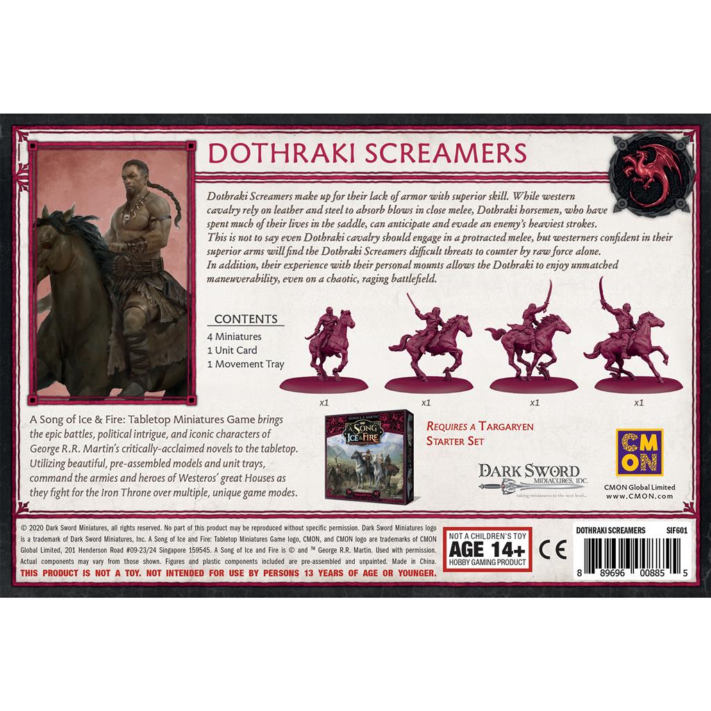 A Song of Ice and Fire - House Targaryen: Dothraki Screamers