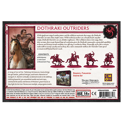 A Song of Ice and Fire - House Targaryen: Dothraki Outriders