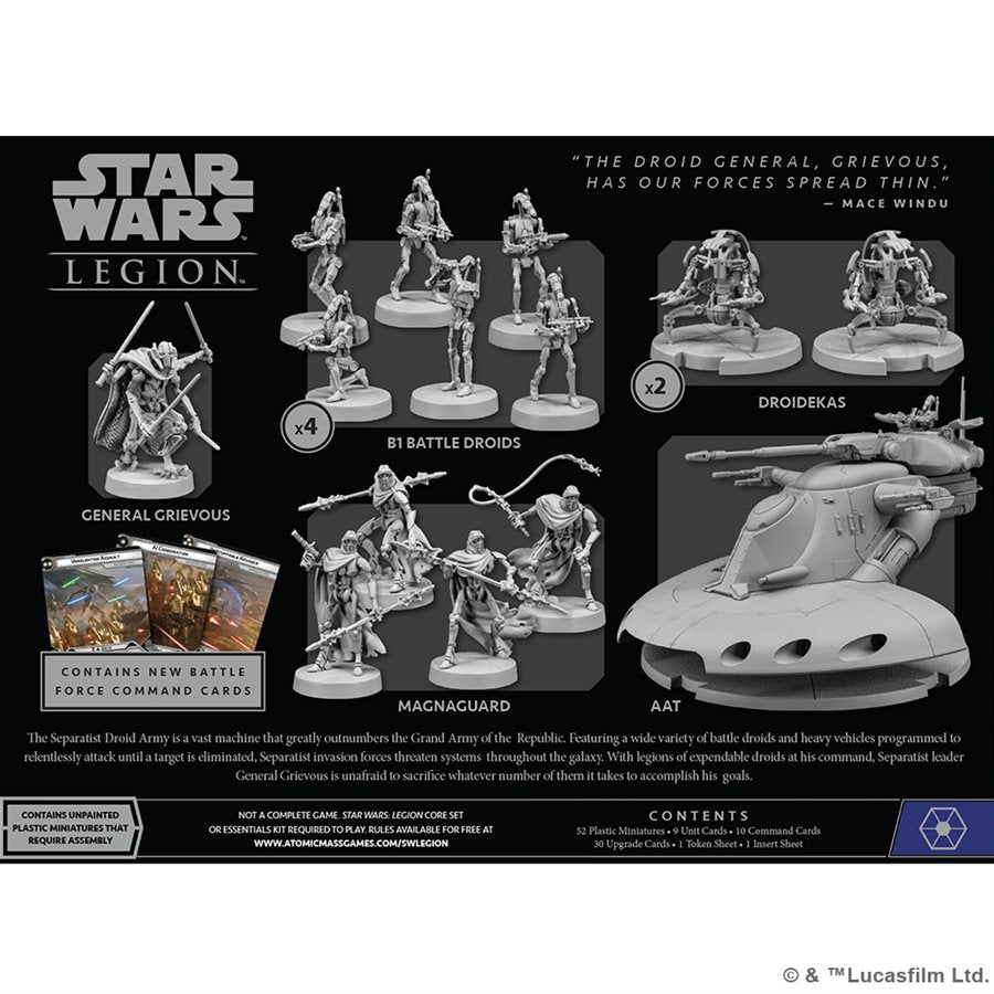 Legion: Battle Force Starter Set - Separatist Invasion