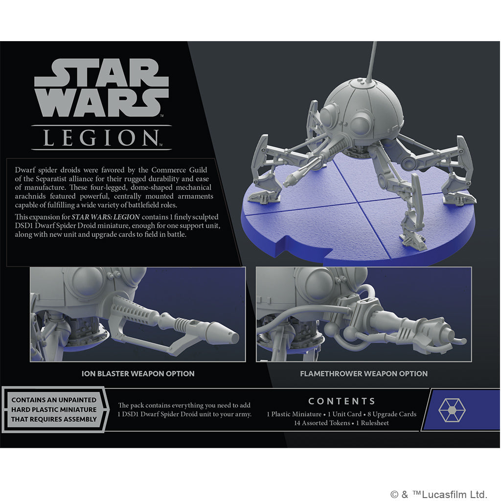 Separatist Alliance: DSD1 Dwarf Spider Droid