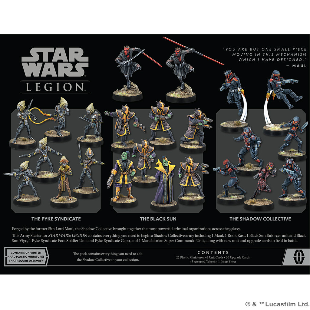 Star Wars Legion: Shadow Collective Starter Set