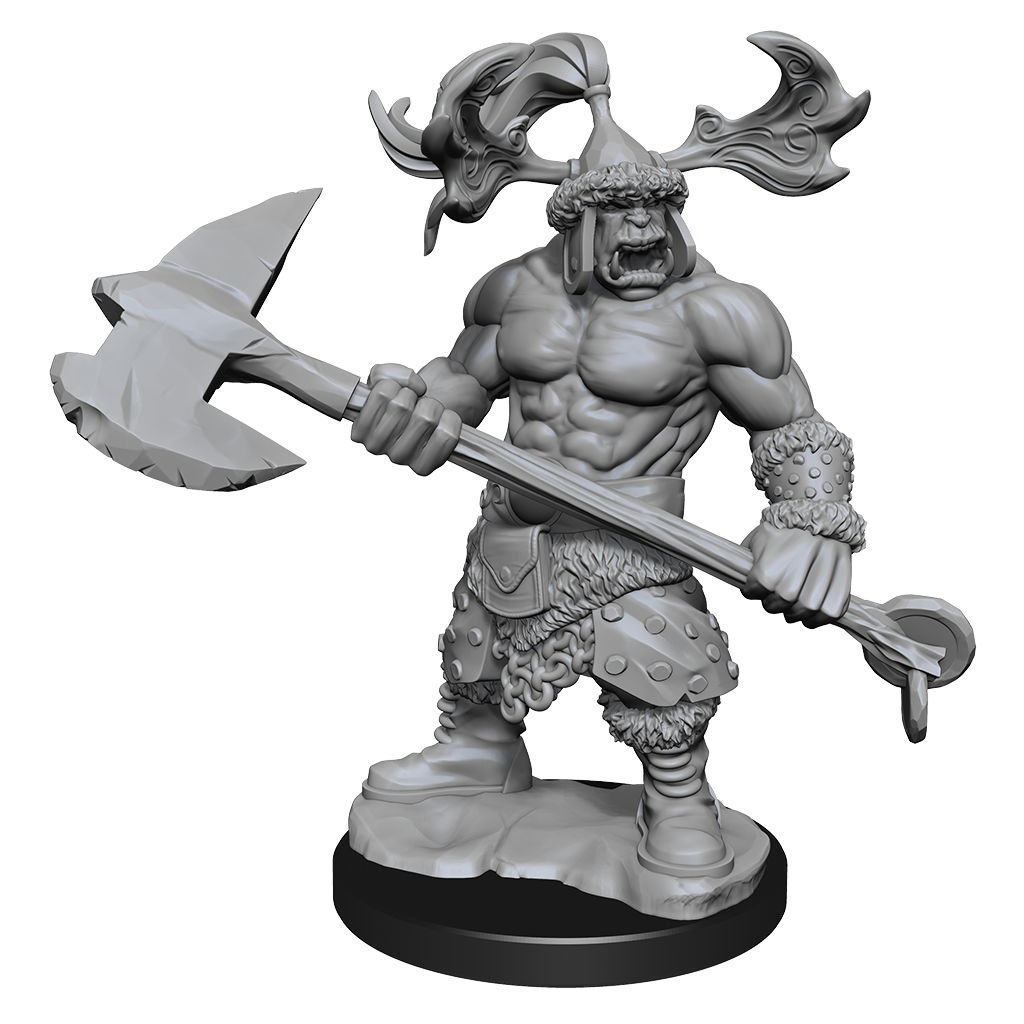 D&D Frameworks: Orc Barbarian Male - Unpainted and Unassembled