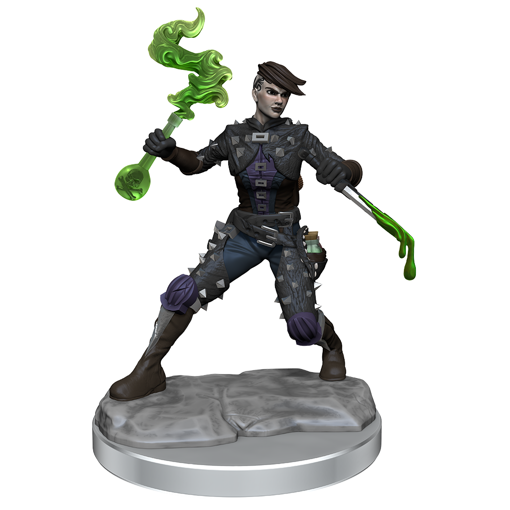 D&D Frameworks: Human Rogue Female - Unpainted and Unassembled
