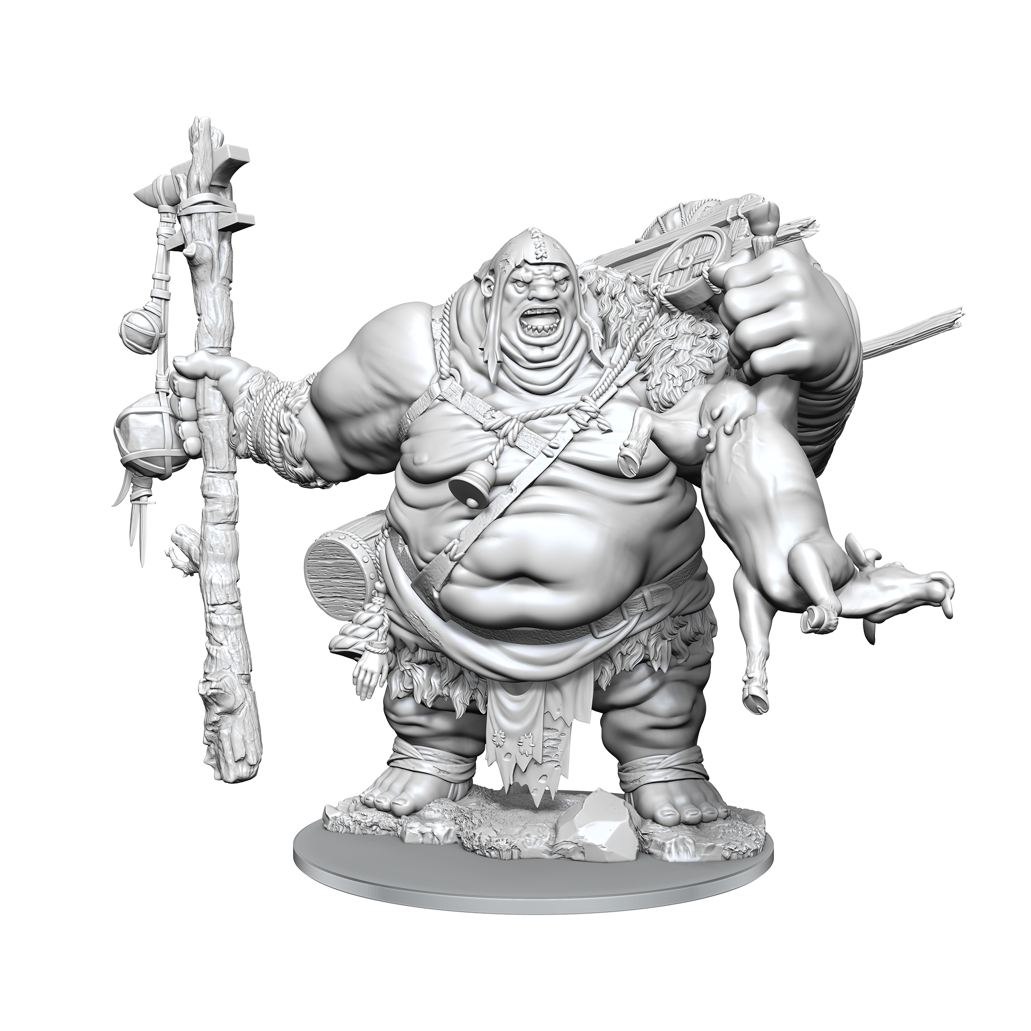 D&D Frameworks: Hill Giant - Unpainted and Unassembled